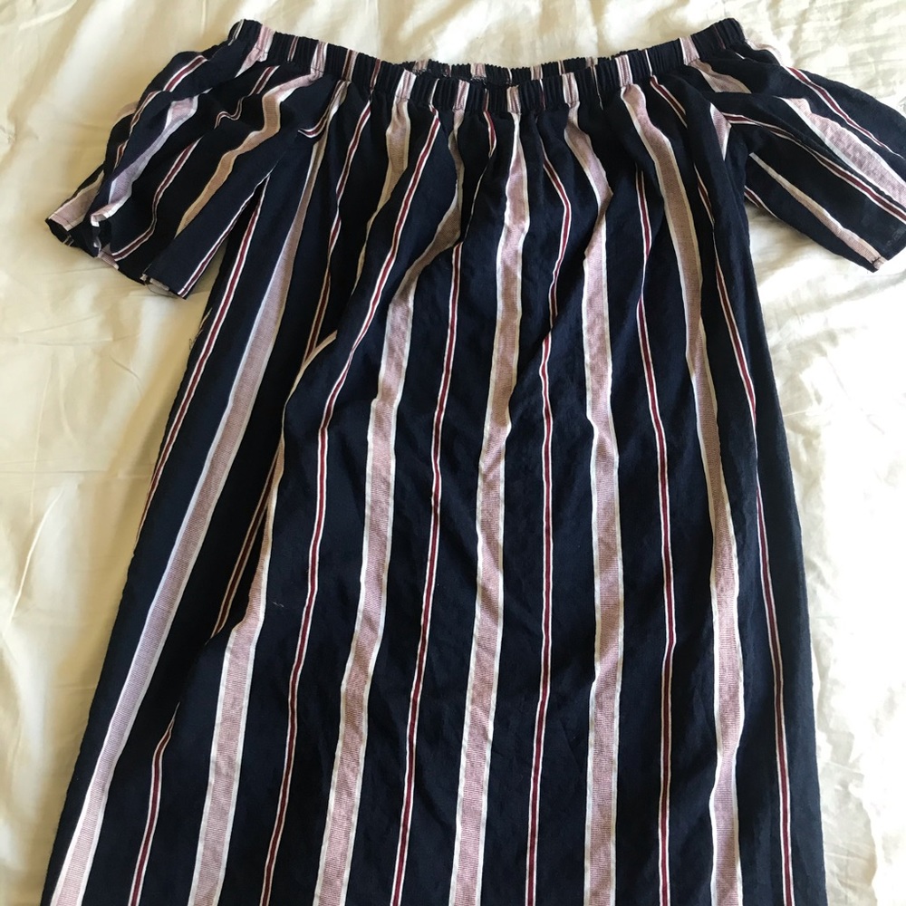Off the Shoulder Baby Doll Dress